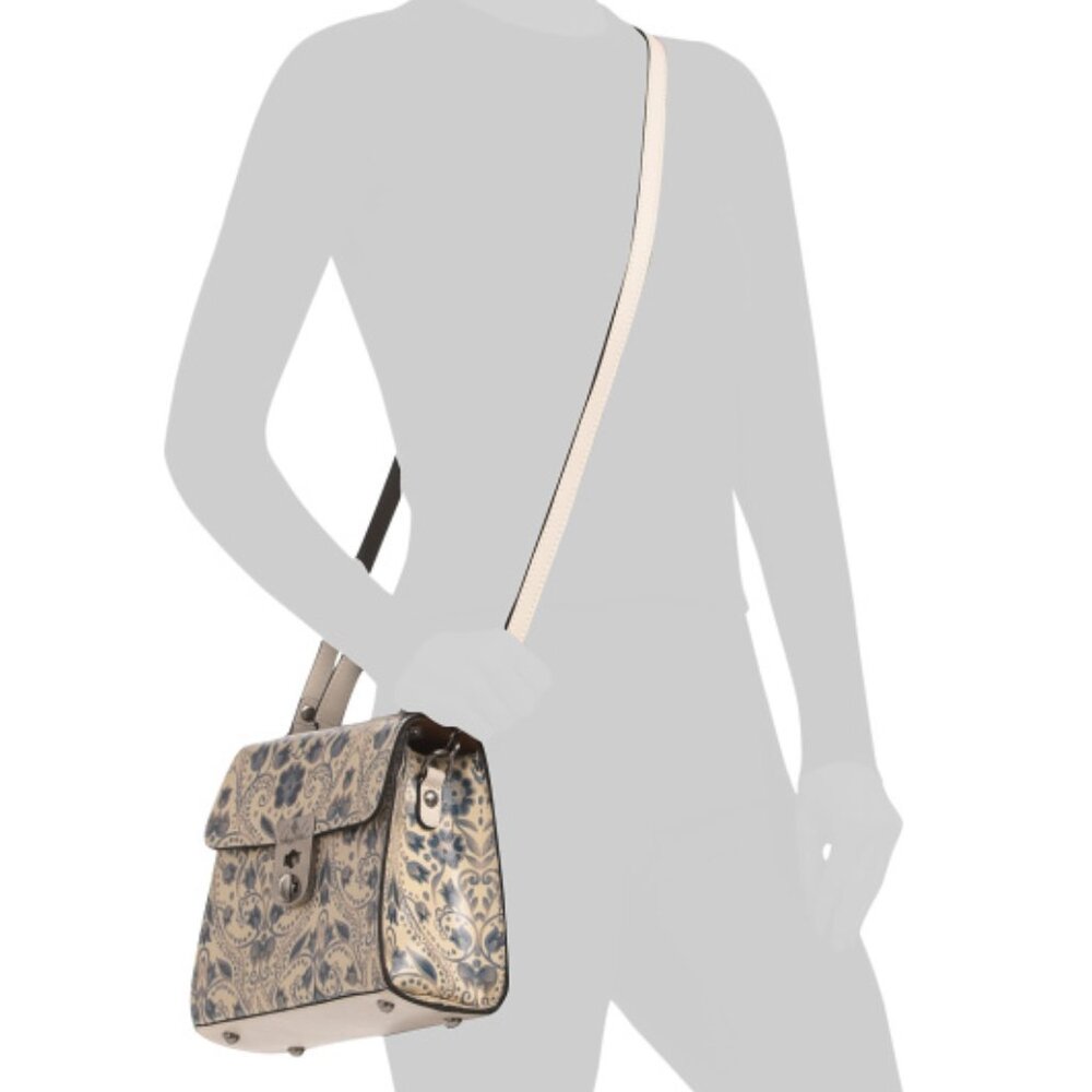 PATRICIA NASH Leather Chauny Satchel - Picture 5 of 5